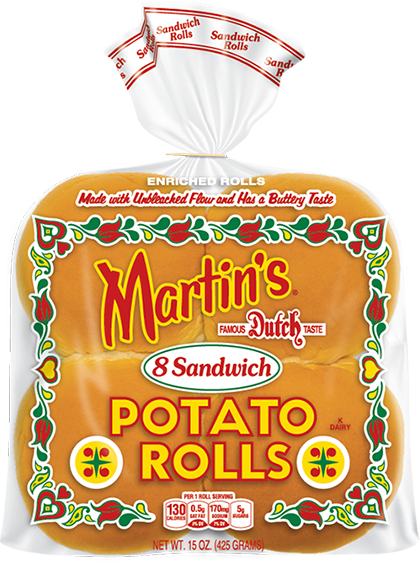 Pan de Patata para Hamburguesas de 8,5 cm - Martin's Famous Potato Rolls and Bread