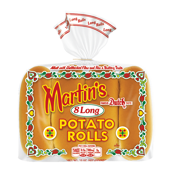 Pan de Patata para Perritos Calientes - Martin's Famous Potato Rolls and Bread