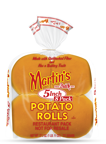 Pan de Patata para Hamburguesas de 12,5 cm - Envío Gratis - Martin's Famous Potato Rolls and Bread